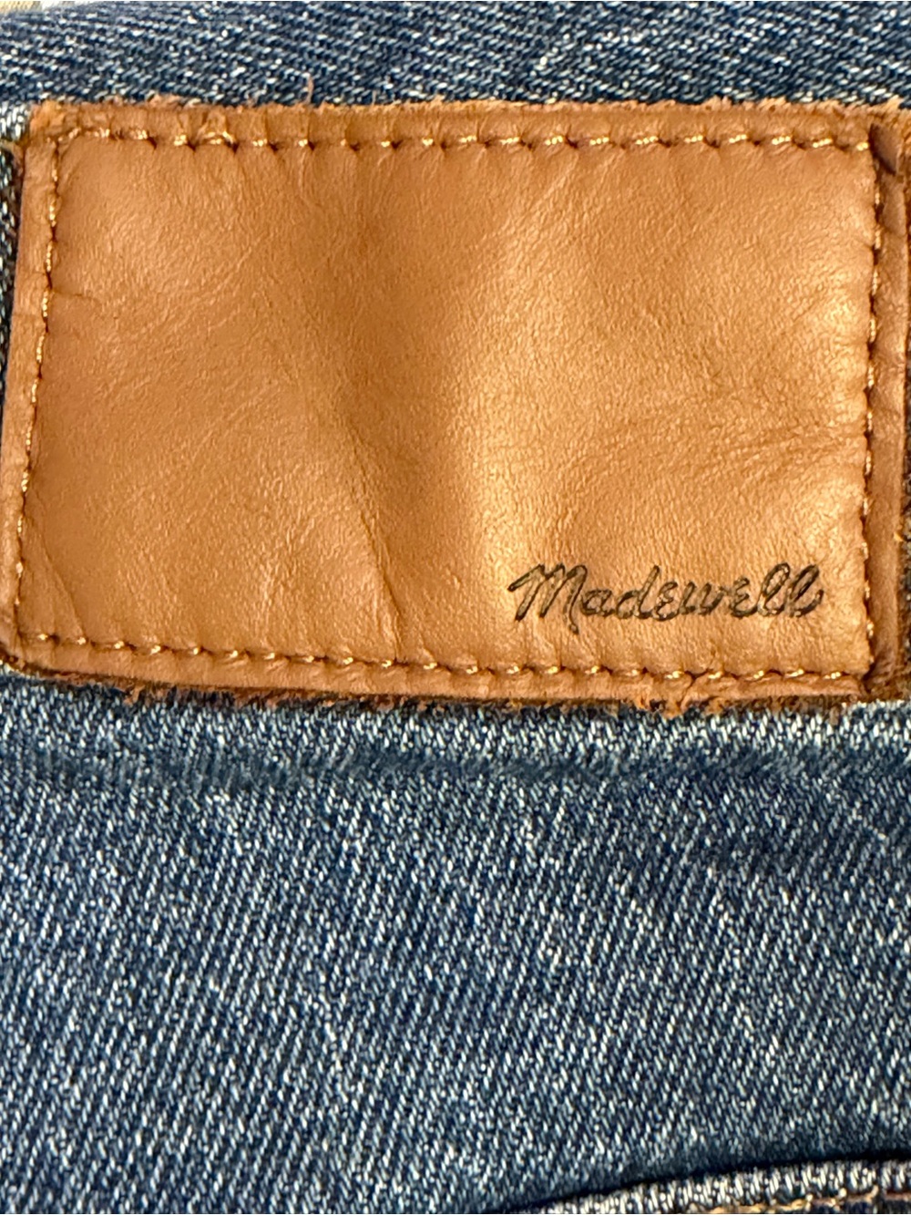 Madewell Classic Denim Straight leg Jeans - Picture 3 of 7